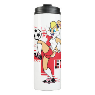 Lola Bunny Team England Fußball Grafik Thermosbecher