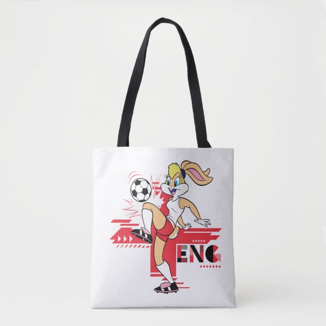Lola Bunny Team England Soccer Graphic Tasche (Vorderseite)