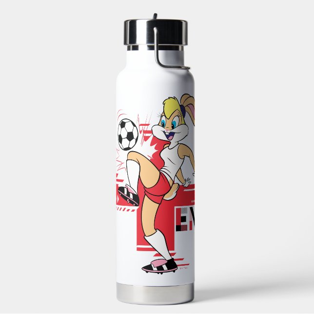Lola Bunny Team England Soccer Graphic Trinkflasche (Links)