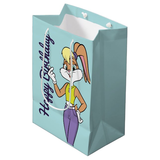 Lola Finger Heart Mittlere Geschenktüte (Vorderseite Schrägansicht)