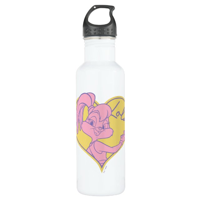 Lola Heart Signature Edelstahlflasche (Vorderseite)