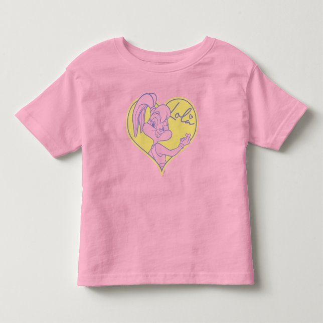 Lola Heart Signature Kleinkind T-shirt (Vorderseite)