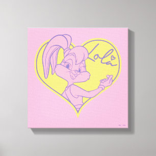 Lola Heart Signature Leinwanddruck