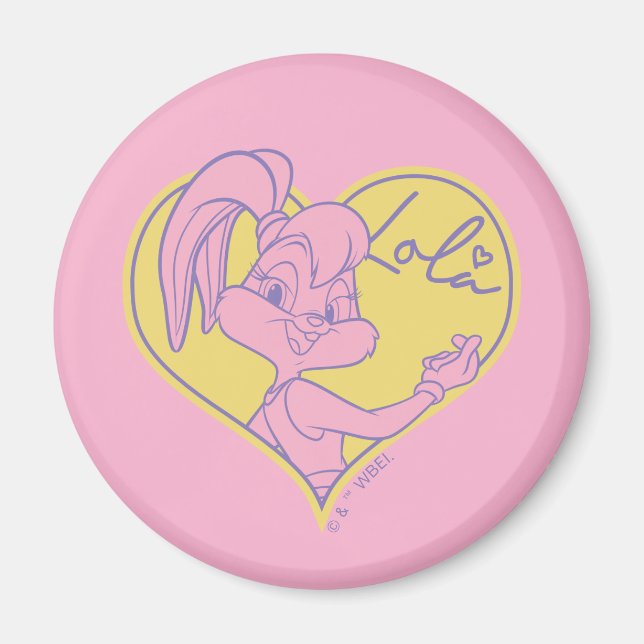Lola Heart Signature Magnet (Vorne)