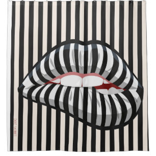 Lola Lips Duschvorhang