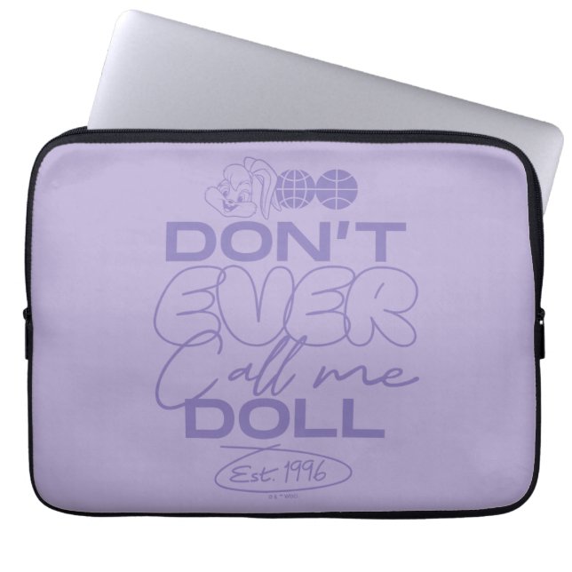 Lola "Nenn mich nie Puppe" Laptopschutzhülle (Vorderseite)