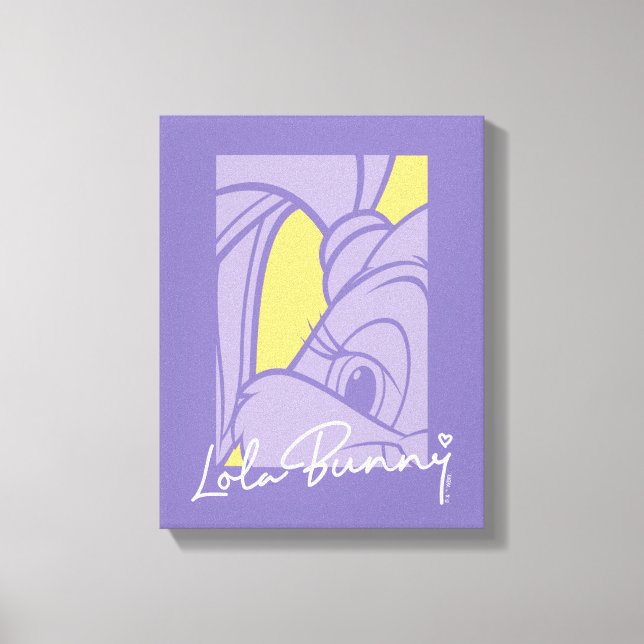 Lola Portrait Autograph Leinwanddruck (Vorderseite)