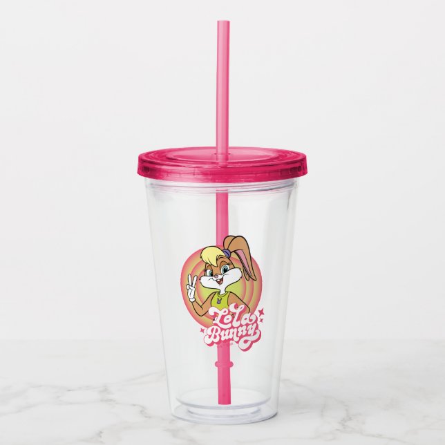 Lola Retro LOONEY TUNES™ Rings Acryltrinkbecher (Vorderseite)