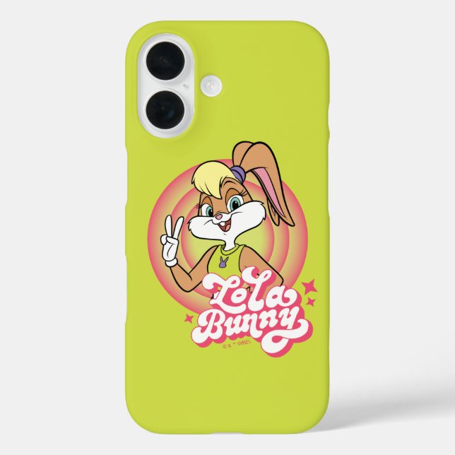 Lola Retro LOONEY TUNES™ Rings iPhone 16 Hülle (Rückseite)