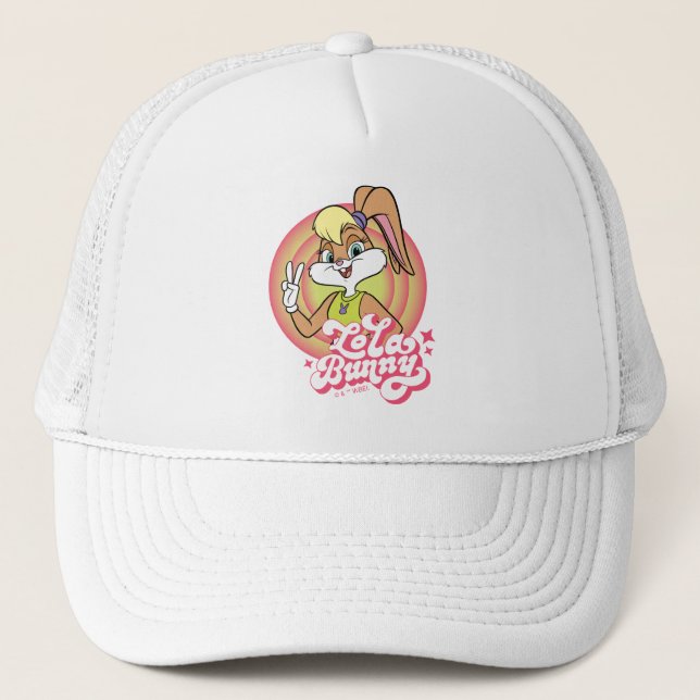 Lola Retro LOONEY TUNES™ Rings Truckerkappe (Vorderseite)