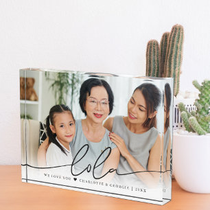 Lola Script Overlay   Wir Liebe Sie Fotoblock