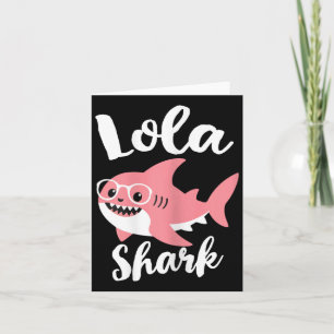 Lola Shark Mother's Day Oma Funny Karte