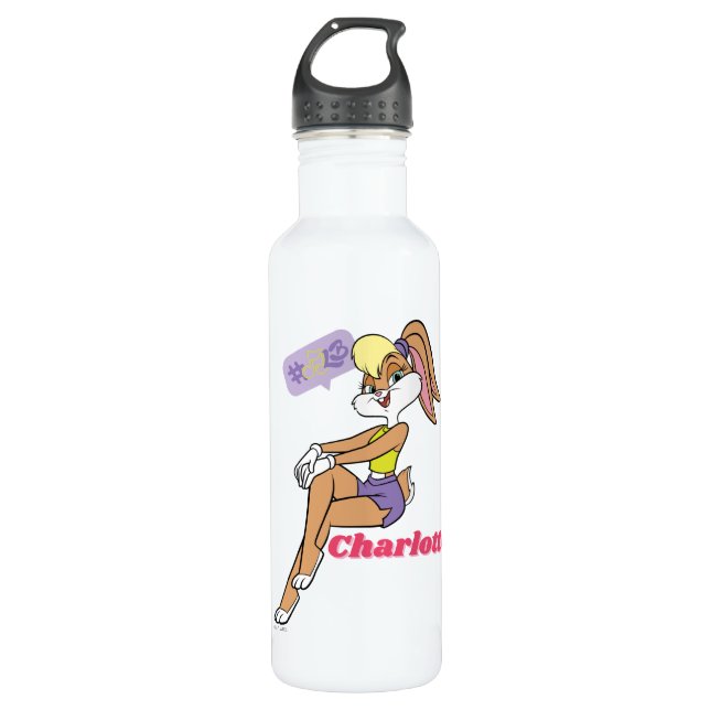 Lola Sitting Edelstahlflasche (Vorderseite)