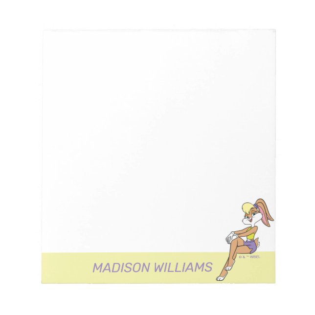 Lola Sitting Notizblock (Vorderseite)