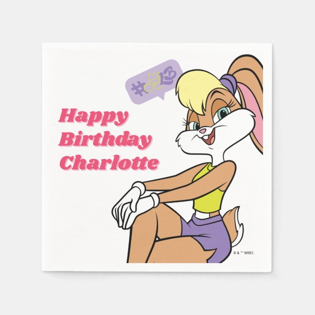 Lola Sitting Serviette (Vorderseite)