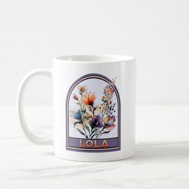 Lola Vintag Floral Großmutter Kaffeetasse (Links)