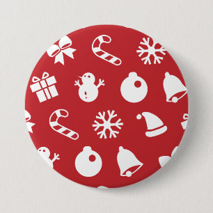 Lolailo 12 Frohe Weihnachten/Feliz Navidad Button