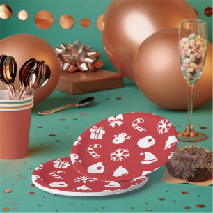 Lolailo 12 Frohe Weihnachten/Feliz Navidad Pappteller