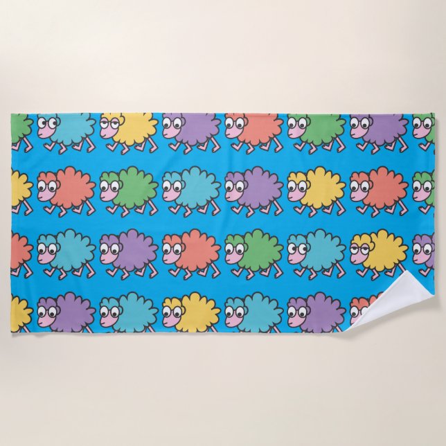 Lolailo 15 Wer sagte Biene Strandtuch (Vorderseite)