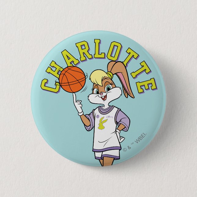 Lola's Basketball-Spin Button (Vorderseite)