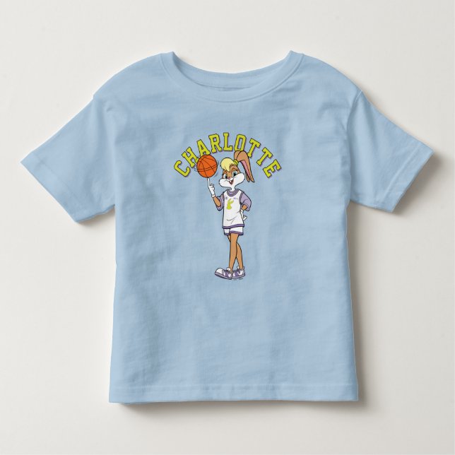 Lola's Basketball-Spin Kleinkind T-shirt (Vorderseite)
