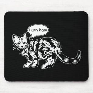 lolcat - ich kann habe? mousepad