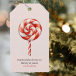 Lolipop Christmas Candy Merry Christmas Geschenkanhänger<br><div class="desc">Add a sweet touch to your holiday gifts with our delightful Lollipop Christmas Candy Merry Christmas Gift Tags. These charming and colorful tags are the perfect finishing touch for your presents, making them stand out under the tree. Whether you're a candy lover or simply want to spread some Christmas cheer,...</div>