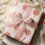 Lolipop Christmas Candy Merry Christmas Geschenkpapier<br><div class="desc">Wrap deine Geschenke in den Zauber der Weihnachtszeit: Unser rot-weißes Packpapier ist mit einem schönen Muster aus Lollipops,  Pfefferminzbonbons und funkelnden Sternen geschmückt. Es ist der perfekte Weg,  um Ihren Geschenken eine Touch von Urlaubscharme hinzuzufügen.</div>