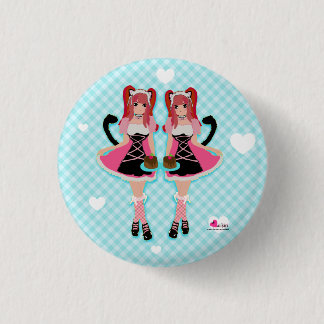 Lolita Neko Mädchen-Knopf Button