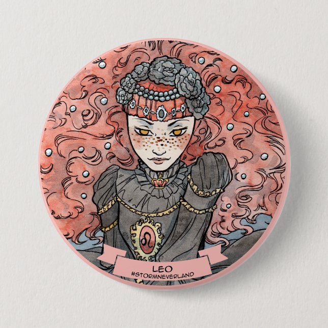 Lolita Tierkreis Button (Vorderseite)