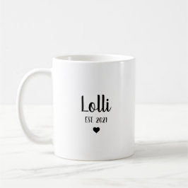 Lolli Grandma Schwangerschaft Ankündigung Geschenk Kaffeetasse
