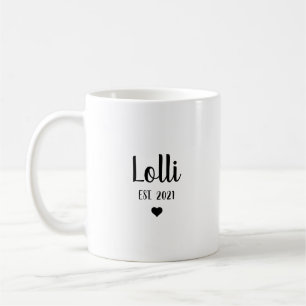Lolli Grandma Schwangerschaft Ankündigung Geschenk Kaffeetasse
