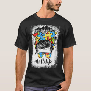 Lolli Life Unordentliche Bopffrisur Haarbandana Br T-Shirt