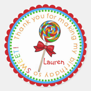 Lolli Lollipop- primé_editierte-1, Lauren Runder Aufkleber