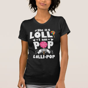 Lolli Pop Niedlich Grandchild Großeltern Süßigk T-Shirt