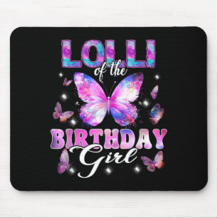 Lolli von der Geburtstags-Schmetterlings-Familie Mousepad