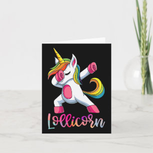 Lollicorn Lolli Einhorn-Shirt Karte