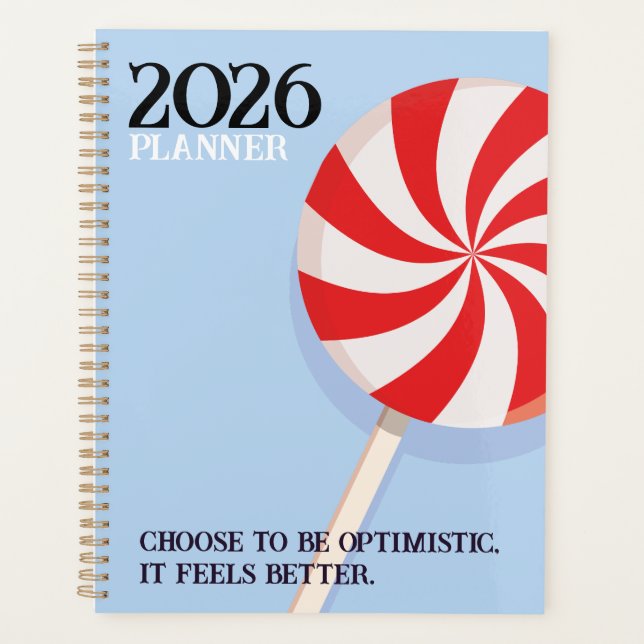 Lollipop 2026 Spiral Planner Planer (Vorderseite)