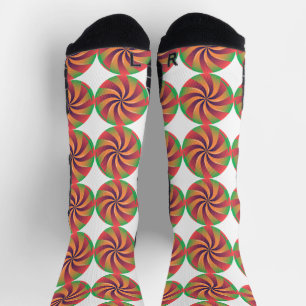 Lollipop Candy Image Printed Causal Men Women Socken