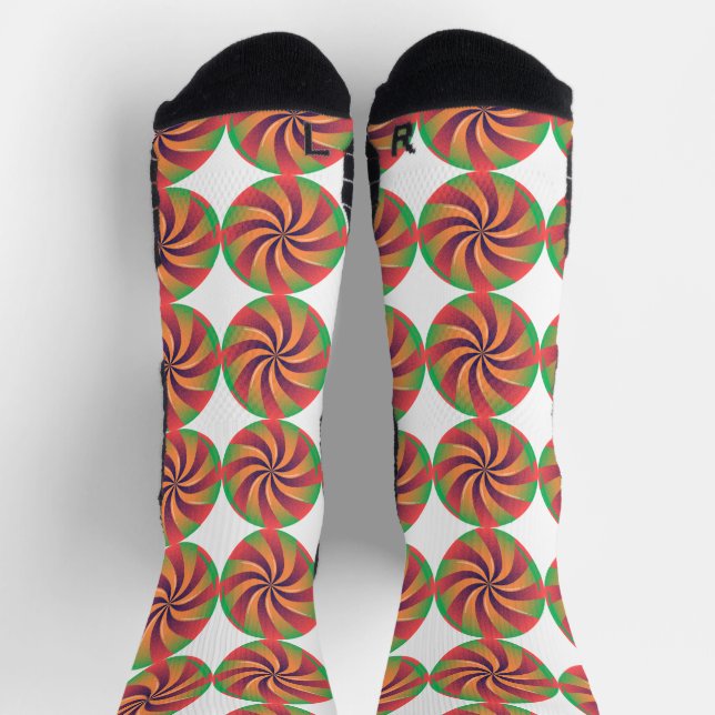 Lollipop Candy Image Printed Causal Men Women Socken (Oben)