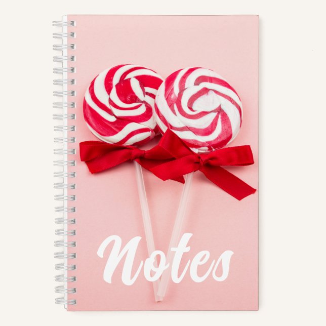 Lollipop Cute Pink  Notizbuch (Vorderseite)