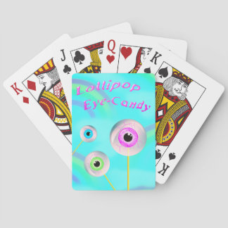 Lollipop Eye Candy - låtsas reklam Spielkarten