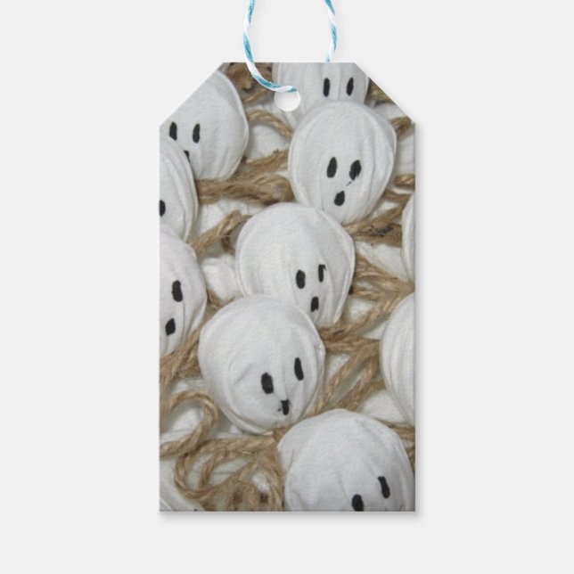 Lollipop Ghosts Geschenkanhänger (Vorderseite)