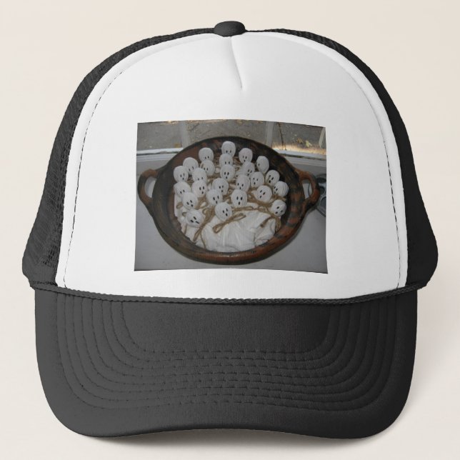 Lollipop Ghosts Truckerkappe (Vorderseite)