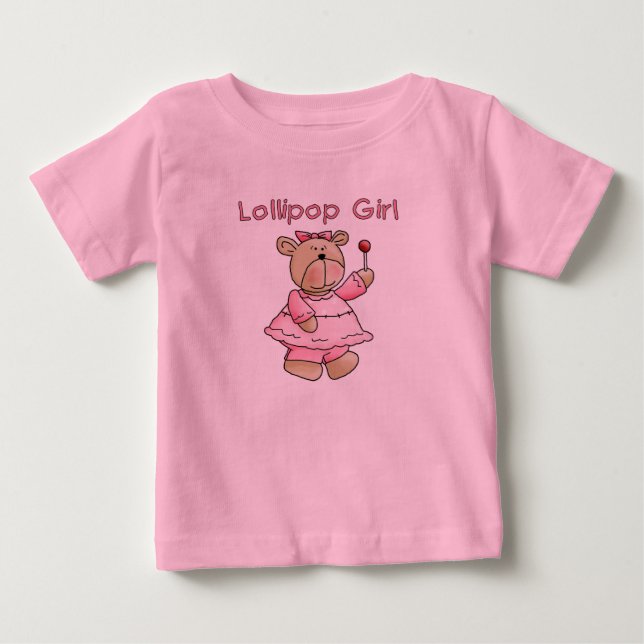 Lollipop Girl Baby T-shirt (Vorderseite)