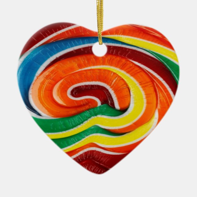 Lollipop Heart Ornament (Vorne)