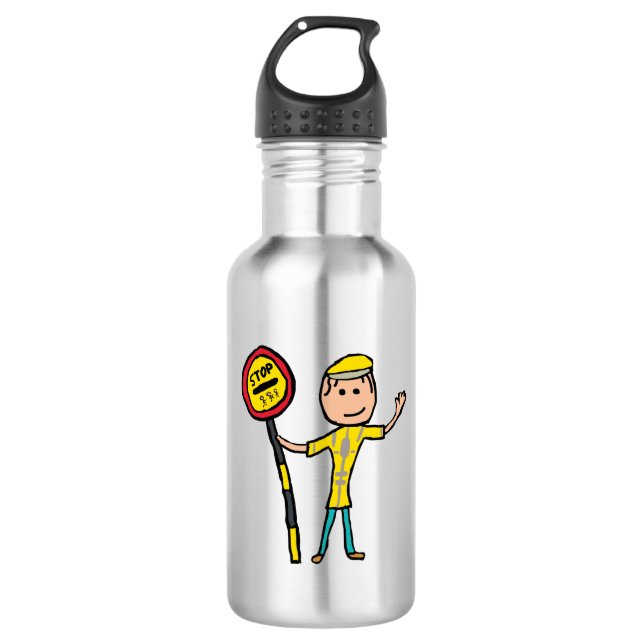 Lollipop Lady Edelstahlflasche (Vorderseite)
