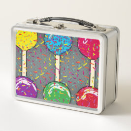 Lollipop-Liebe Metall Brotdose