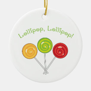 Lollipop Lollipop Keramik Ornament
