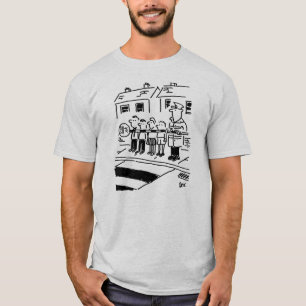 Lollipop Man Kontrollen Schoolchildren mit Lollipo T-Shirt